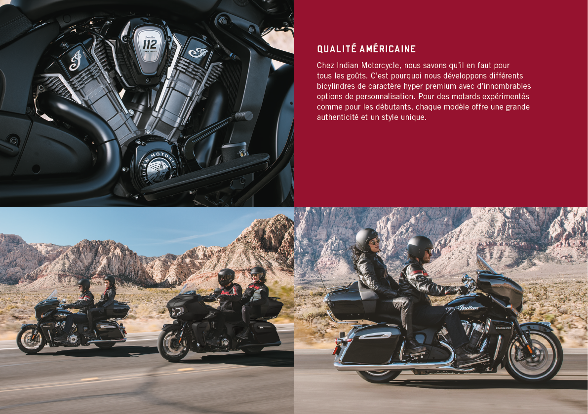 Two motorcycles are parked on a road, one of which has a person sitting on it. The motorcycle has a Harley Davidson engine. AI generated content